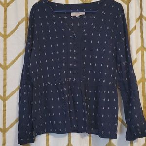 LOFT Peplum top